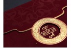 Burgundy Velvet Wedding Invitation
