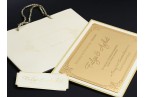 Carry Bag Style Plexiglass Wedding Card