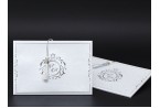 Gray And Silver Luxury Wedding Invitation