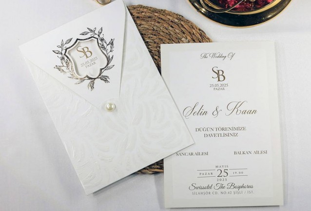 Pearl Wedding Invitation