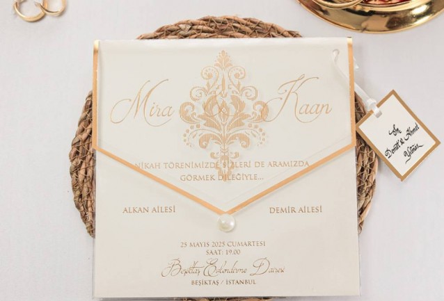 Pearl Wedding Invitation