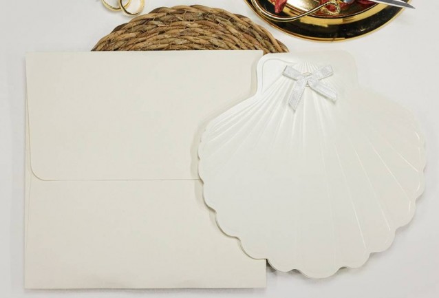 Seashell Wedding Invitation