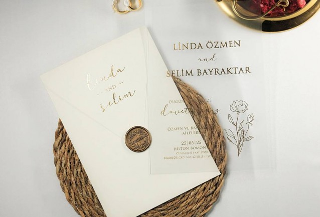 Translucent Wedding Invitation