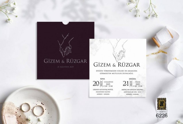 Carmen Eko Invitation 6226