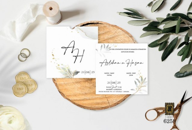 Carmen Eko Invitation 6258