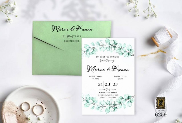 Carmen Eko Invitation 6259