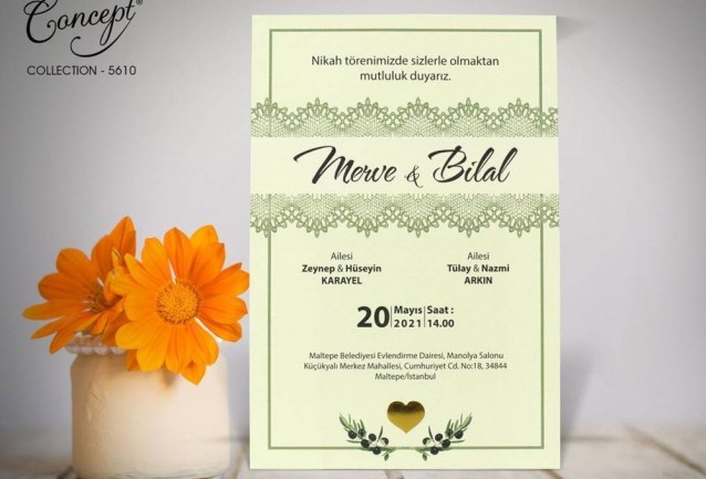 Concept Wedding Invitation 5610