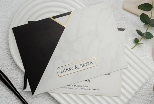 Mermer Desen Davetiye