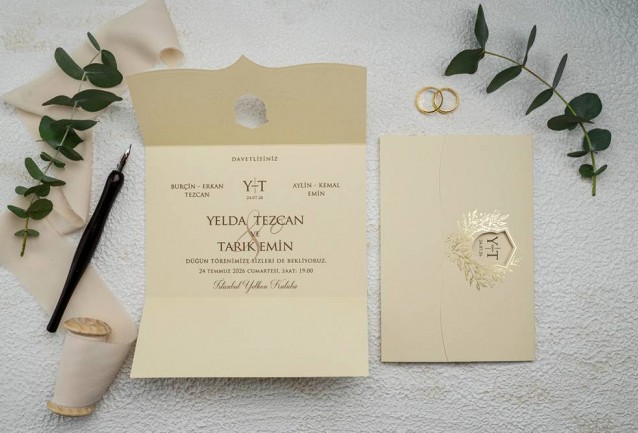 Ekonom Wedding Invitation 9158