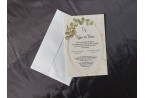 eucalyptus wedding invitation