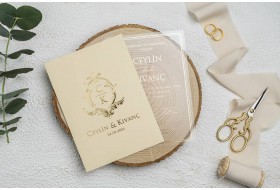 Custom Acrylic Wedding Invitation
