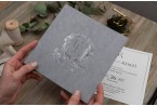 Gray Wedding Invitation Erdem Invitation 5103