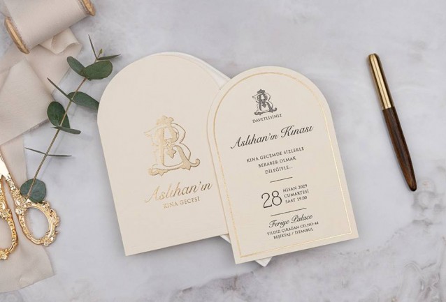Arch Henna Invitation
