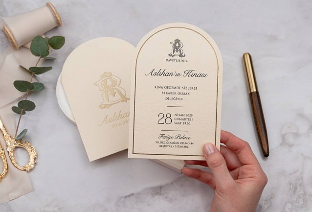 Arch Henna Invitation