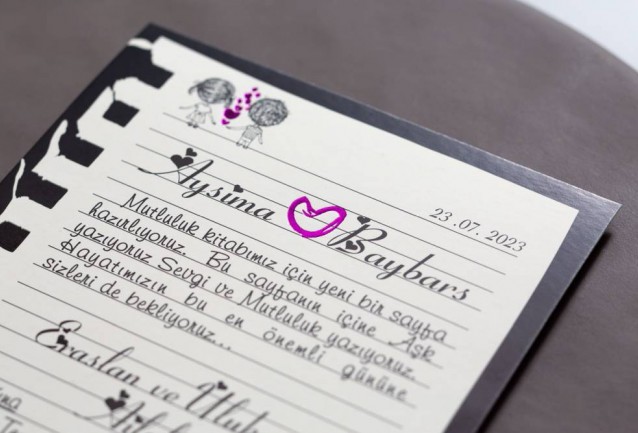 İklim Wedding Invitation 10405