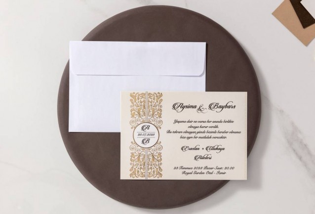 İklim Wedding Invitation 10407