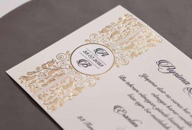 İklim Wedding Invitation 10407