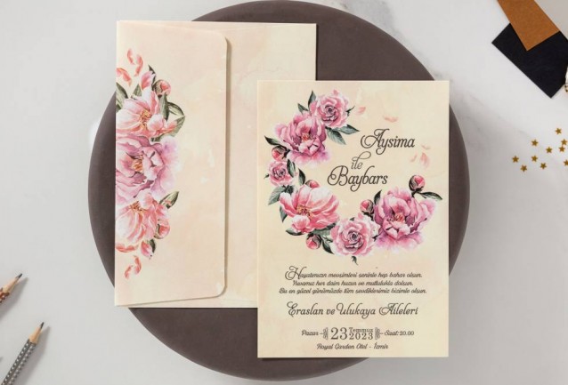 İklim Wedding Invitation 10510