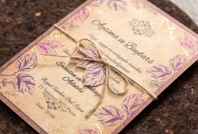 İklim Wedding Invitation 10523