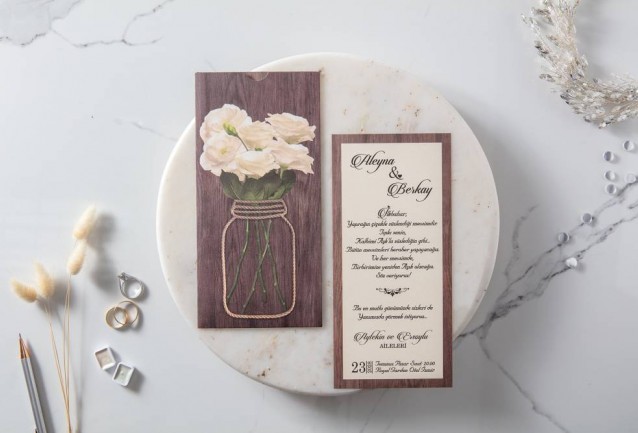 İklim Wedding Invitation 10526