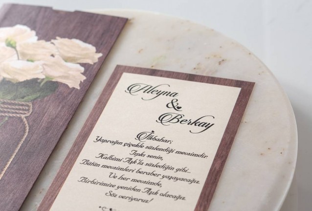 İklim Wedding Invitation 10526