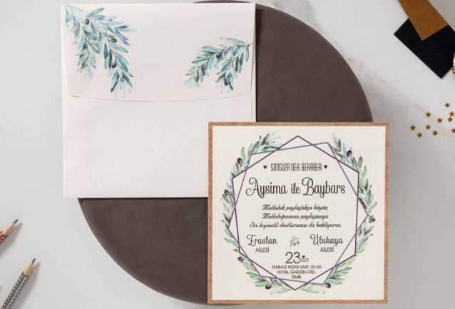 İklim Wedding Invitation 10541