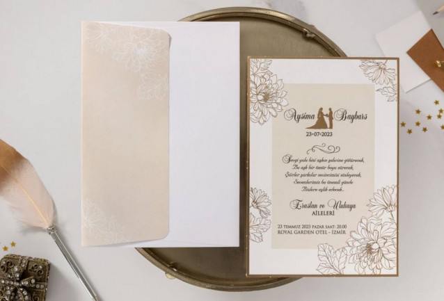 İklim Wedding Invitation 10545