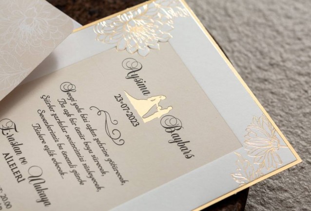 İklim Wedding Invitation 10545