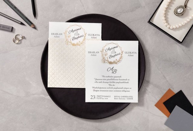 İklim Wedding Invitation 10555