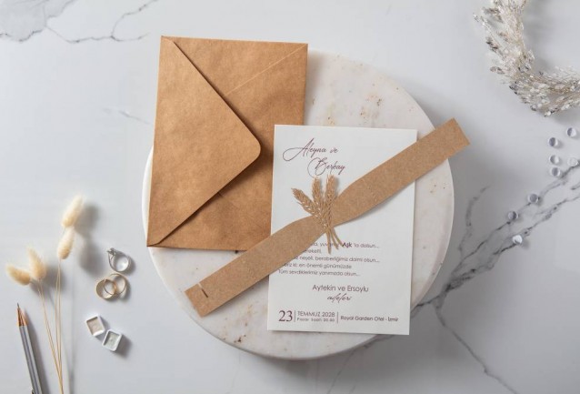İklim Wedding Invitation 10562