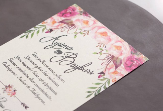 İklim Wedding Invitation 10578