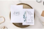 Eucalyptus Leaf Wedding Invitation