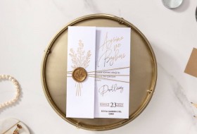 Clear Acrylic Wedding Invitation