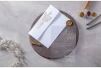 Clear Acrylic Wedding Invitation