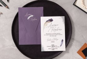 Feather Invitation