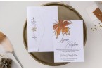 Sycamore Leaf Wedding Invitation