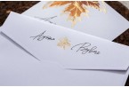 Sycamore Leaf Wedding Invitation