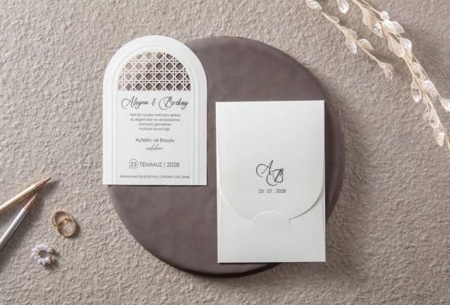 Door Wedding Invitation