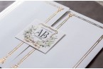 Gatefold, Trifold Wedding Invitation