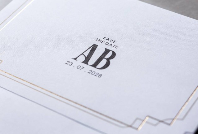 Square Wedding Invitation