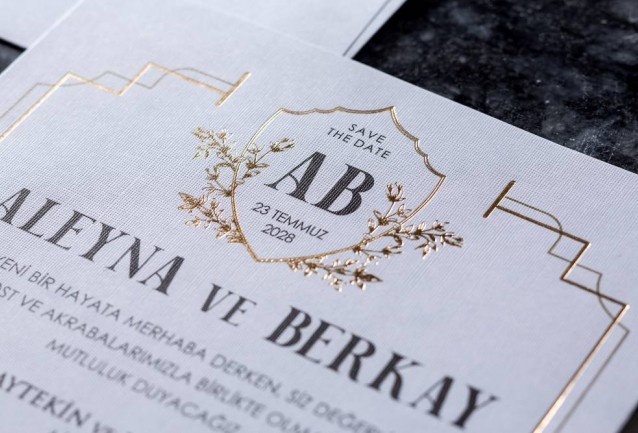 Square Wedding Invitation