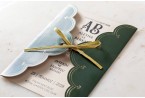 Green Wedding Invitation
