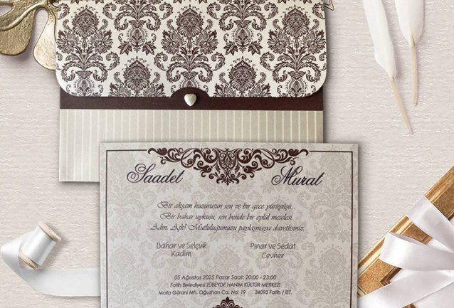 Pearly Wedding Invitation
