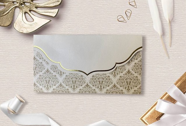 Envelope Shaped Wedding Invitation