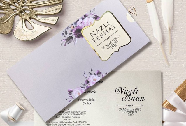 Floral Wedding Invitation