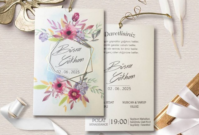 Floral Wedding Invitation