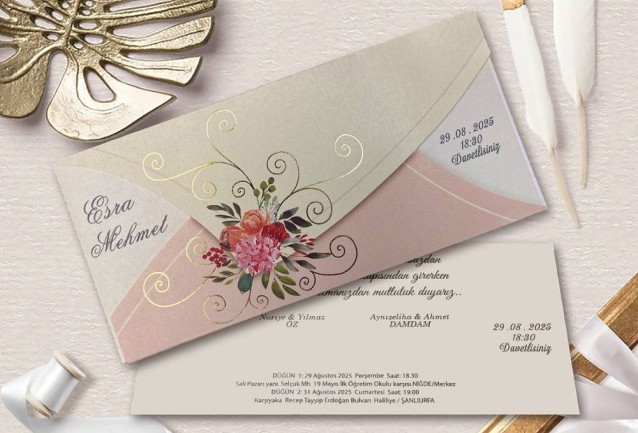 Floral Wedding Invitation