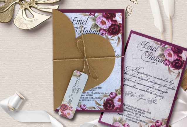 Floral Wedding Invitation