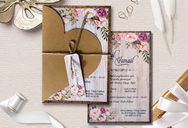 Floral Wedding Invitation