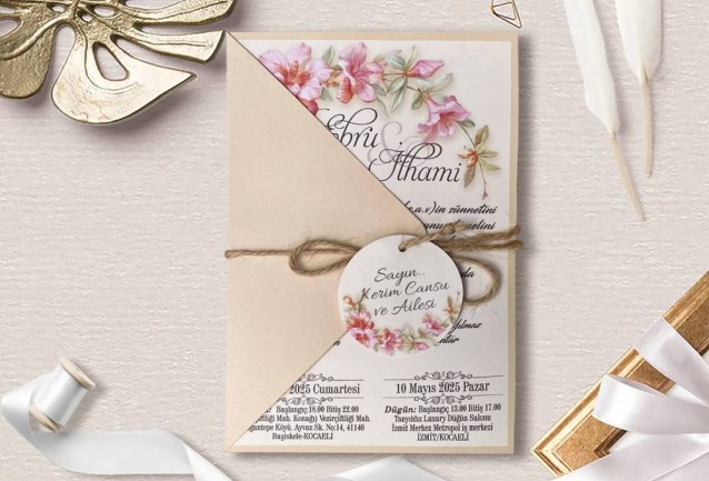 Floral Wedding Invitation